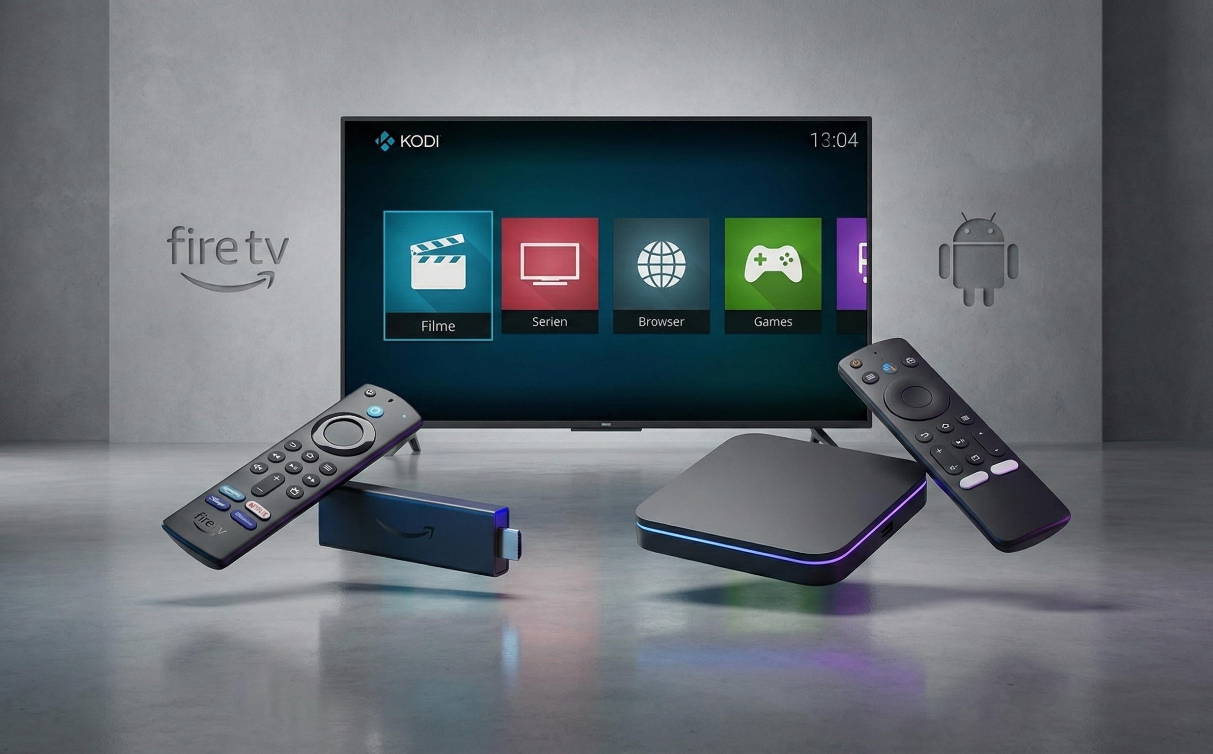 Upgrade-Service für Fire TV & Android Boxen mit Kodi, Browser & Emulator Installation + Support