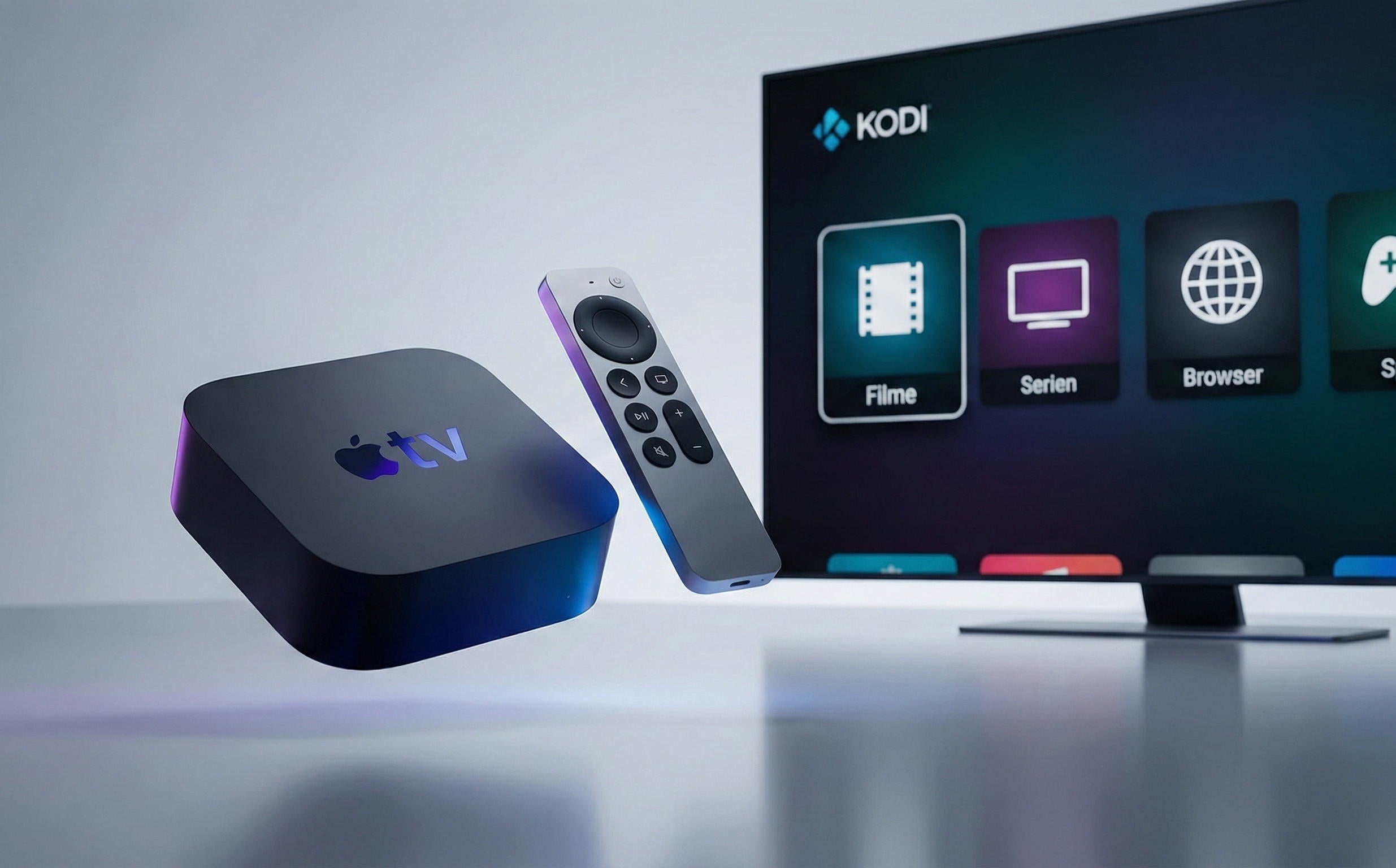 Upgrade-Service für Apple TV mit Kodi, Browser & Emulator Installation + Support