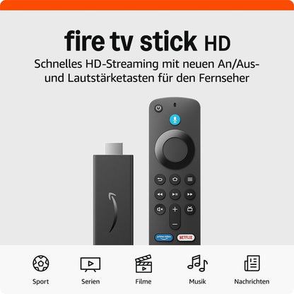 Amazon Fire TV Stick HD 2024 - Premium Kodi, Spiele-Emulator, Vavoo