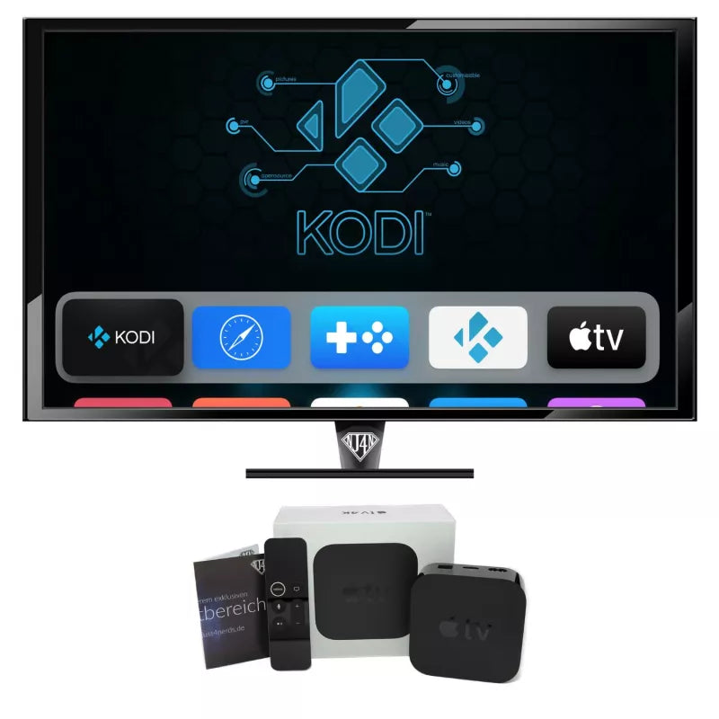 Upgrade-Service für Apple TV mit Kodi, Browser & Emulator Installation + Support