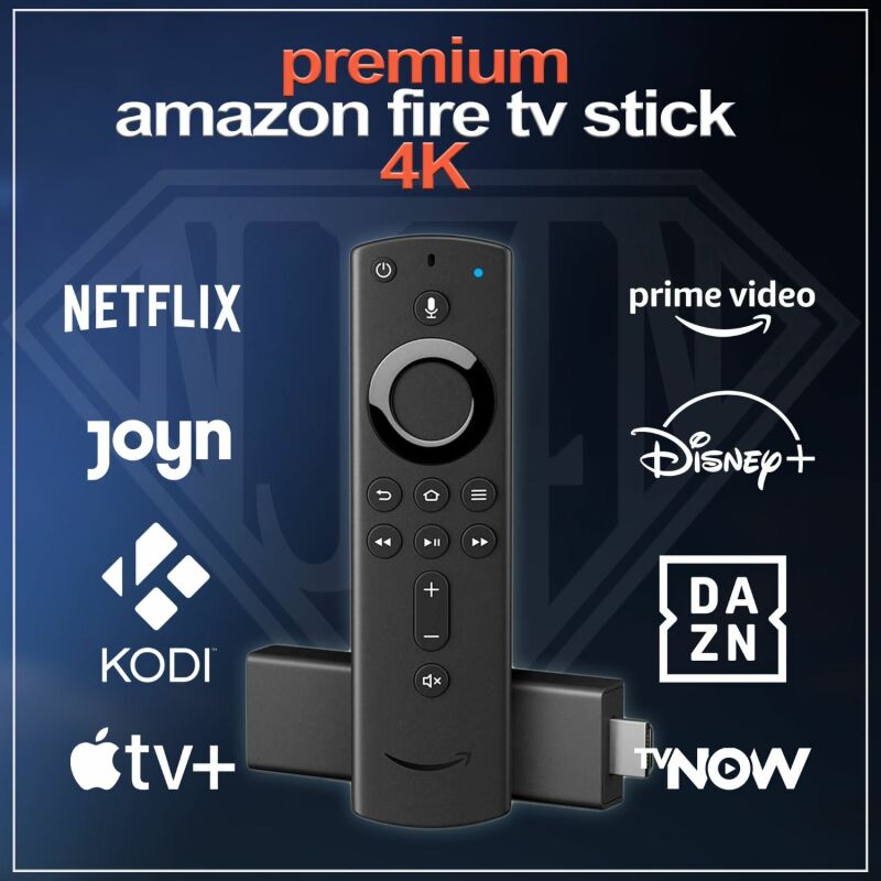 Fire TV Stick 4K UHD Alexa PREMIUM XXL